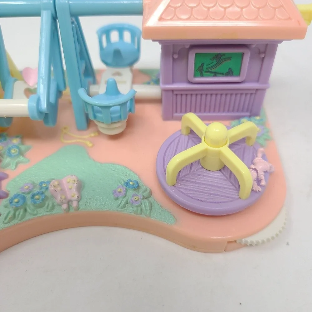 Vintage Mimi And The‎ Goo Goos Swing Set Playground Bluebird 1994 Polly Pocket
